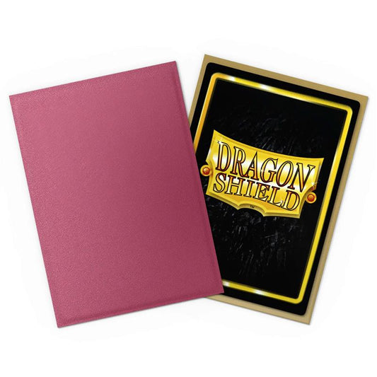 Dragon Shield Dual Matte Sleeves - Pomegranate & Gold (100 Sleeves)