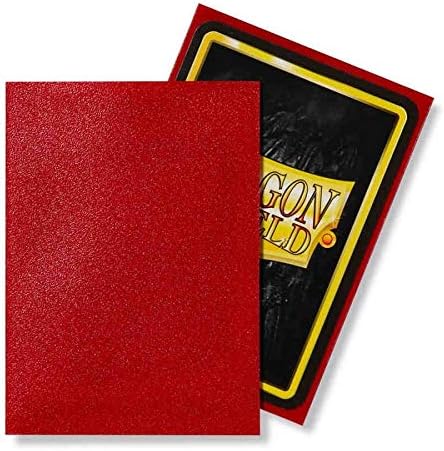 Dragon Shield Standard Sleeves - Ruby Matte (100 Sleeves)