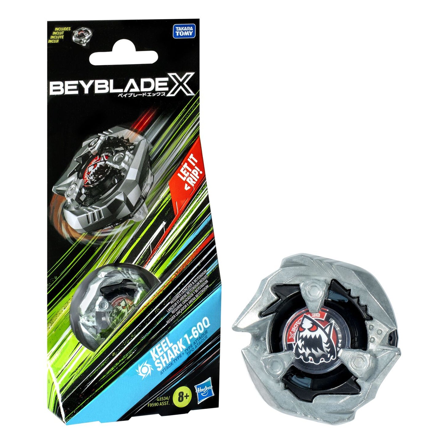 BEYBLADE-X - BLACK KEEL SHARK - BX