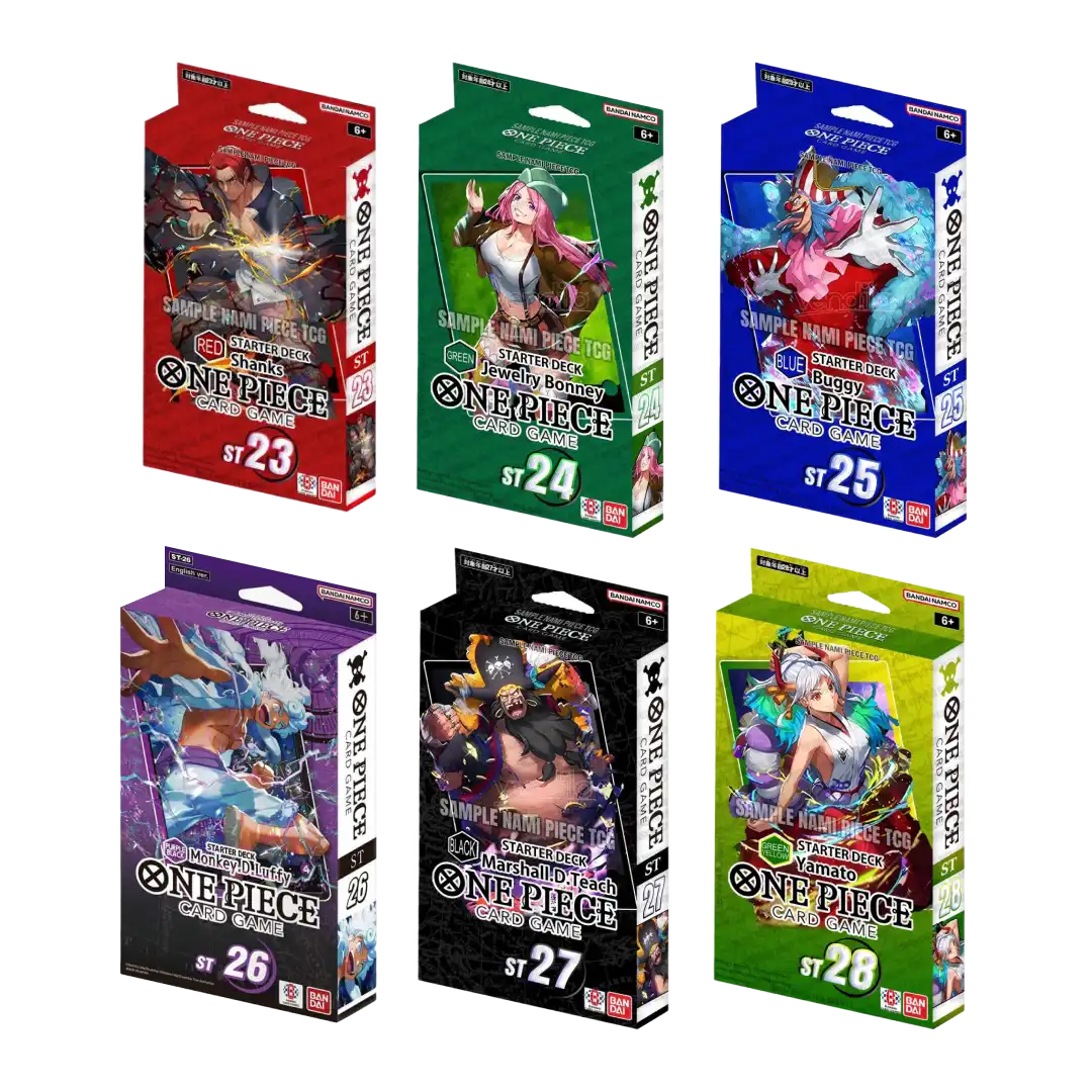 Bundle ST23-28 – Starter Decks – One Piece Card Game