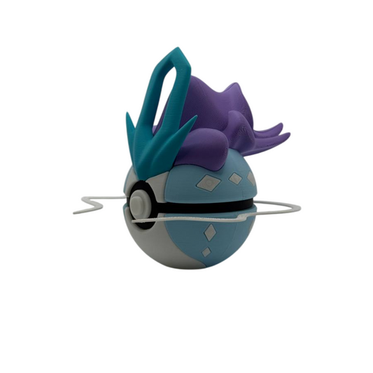 #0245 Ball Suicune Style Fanart