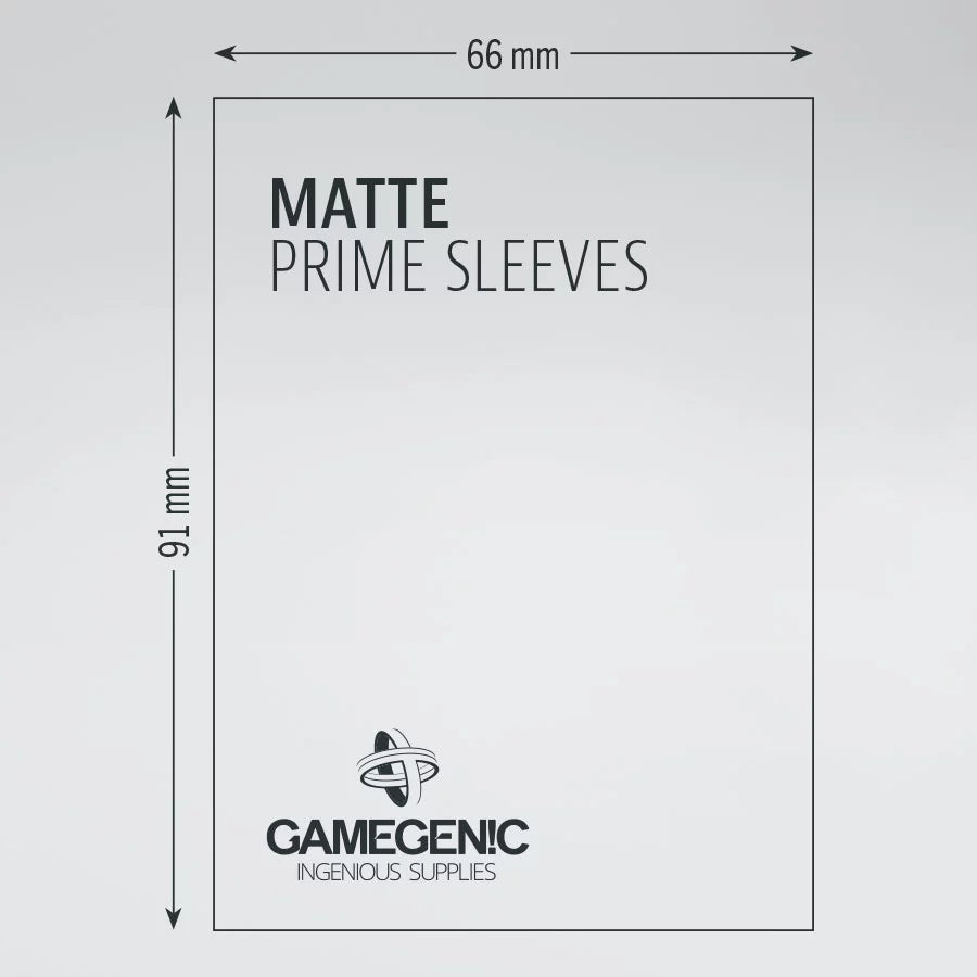 Gamegenic - Matte Standard Sleeves - Yellow