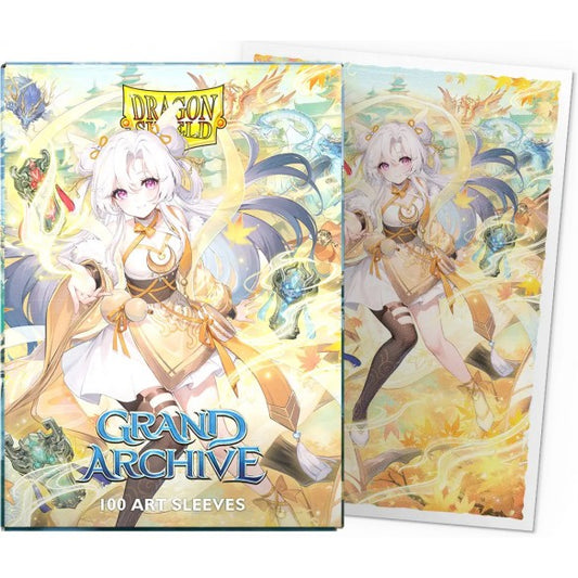 Dragon Shield Standard Sleeves - Grand Archive Guo Jia Art Matte (100 Sleeves)
