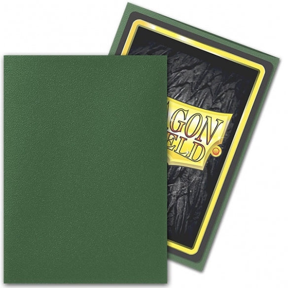 Dragon Shield Standard Sleeves - Forest Green Matte (100 Sleeves)