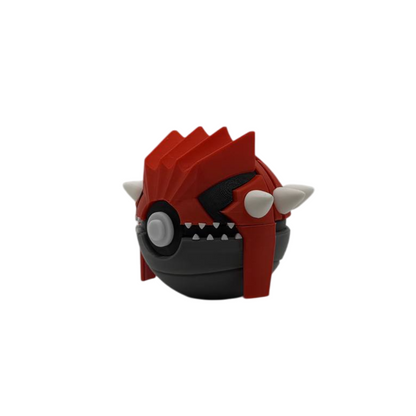 #0383 Ball Groudon Style Fanart