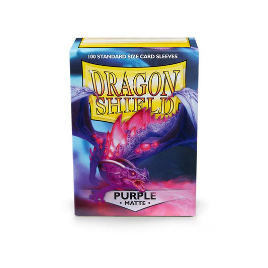Dragon Shield Standard Sleeves - Matte Purple (100 Sleeves)