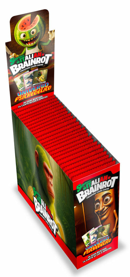 Italian Brainrot TCG Universo Psichedelico display 24 buste 14 carte (IT)
