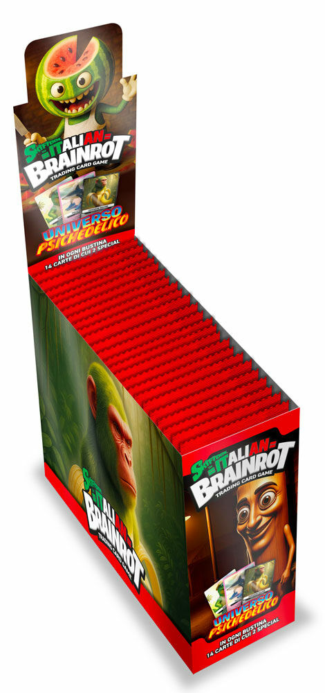 Italian Brainrot TCG Universo Psichedelico display 24 buste 14 carte (IT)
