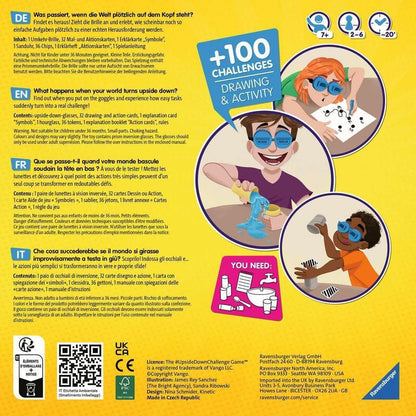 Ravensburger - The Upside Down Challenge, Gioco da Tavolo per Tutta la Famiglia, 2-6 Giocatori, Idea Regalo per Bambini 7+ Anni, Edizione in Italiano