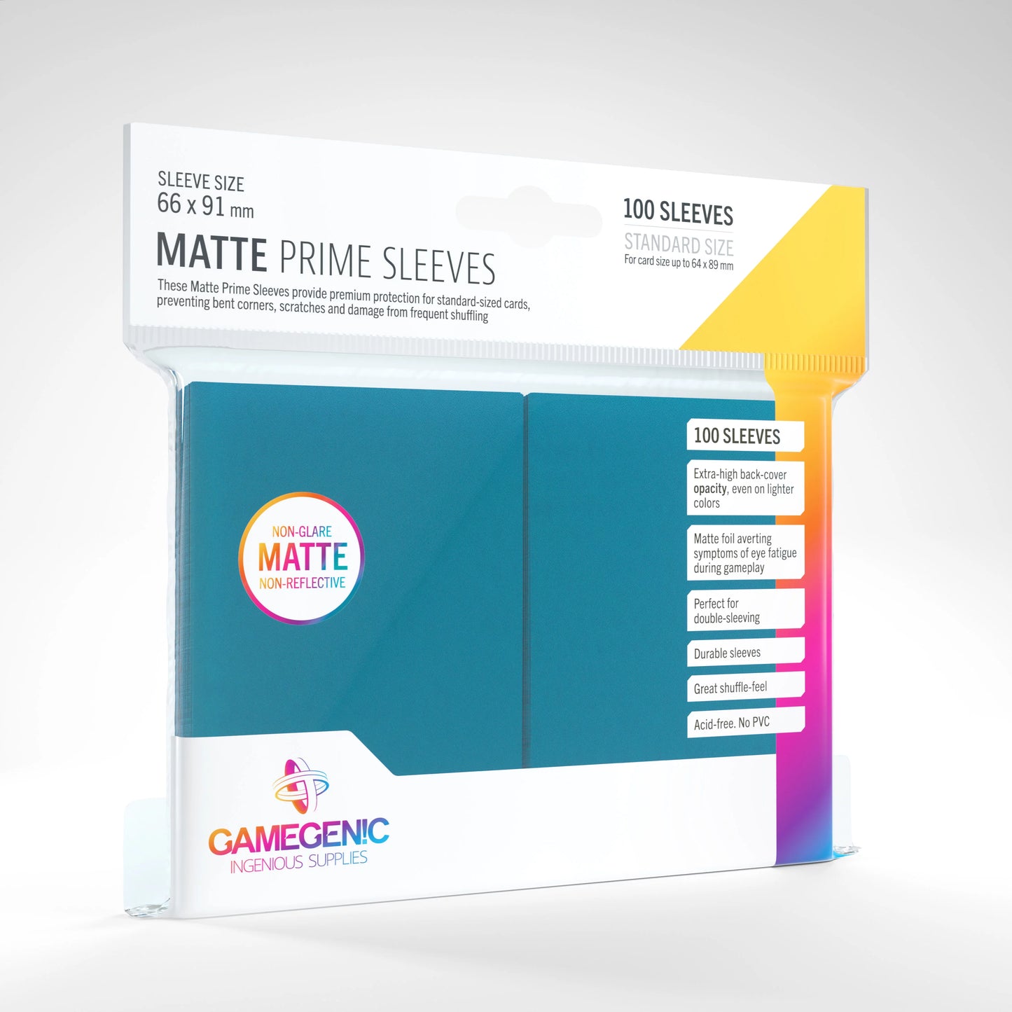 Gamegenic - Matte Standard Sleeves - Blue