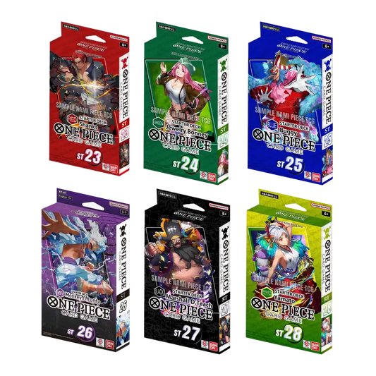Bundle ST23-28 – Starter Decks – One Piece Card Game
