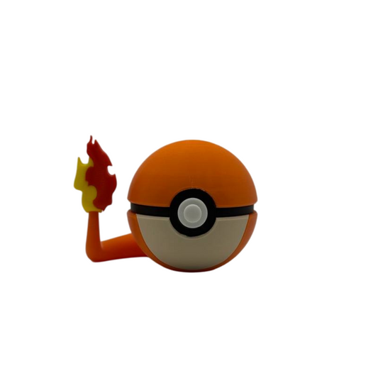 #0004 Ball Charmander Style Fanart