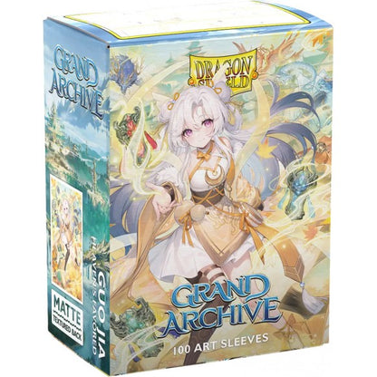 Dragon Shield Standard Sleeves - Grand Archive Guo Jia Art Matte (100 Sleeves)