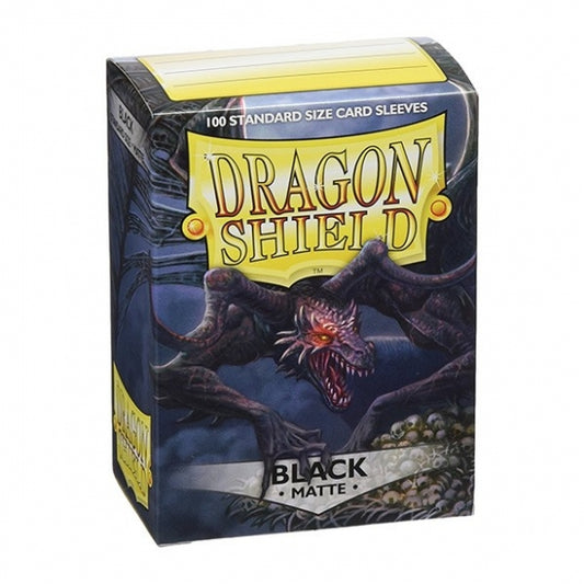 Dragon Shield Standard Sleeves - Black Matte (100 Sleeves)