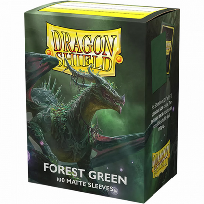 Dragon Shield Standard Sleeves - Forest Green Matte (100 Sleeves)