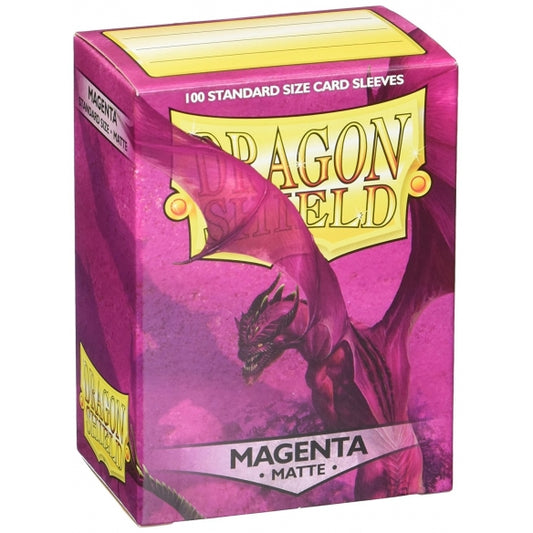 Dragon Shield Standard Sleeves - Magenta Matte (100 Sleeves)